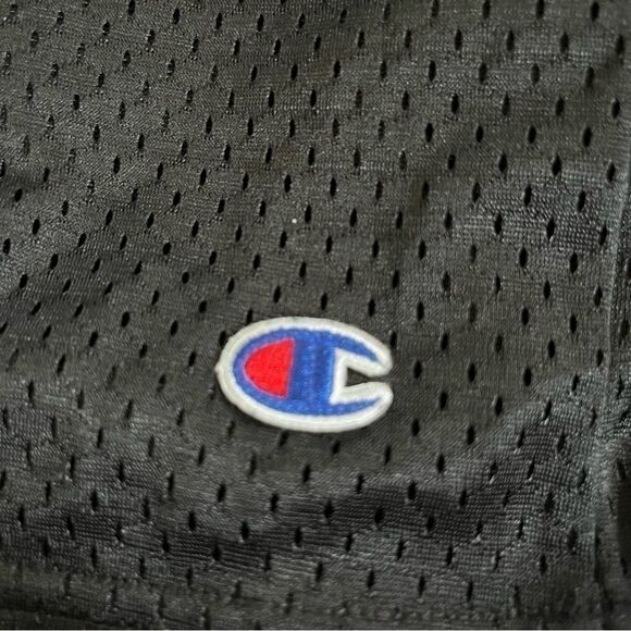 Champion Mesh Athletic Shorts Black M - Picture 4 of 4